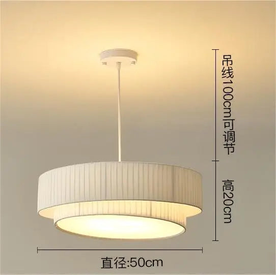 Modern Fabric Pendant Light