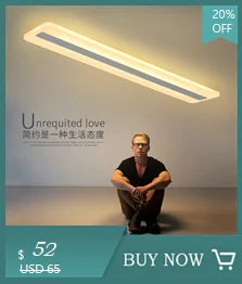 Lámpara de araña LED minimalista nórdica