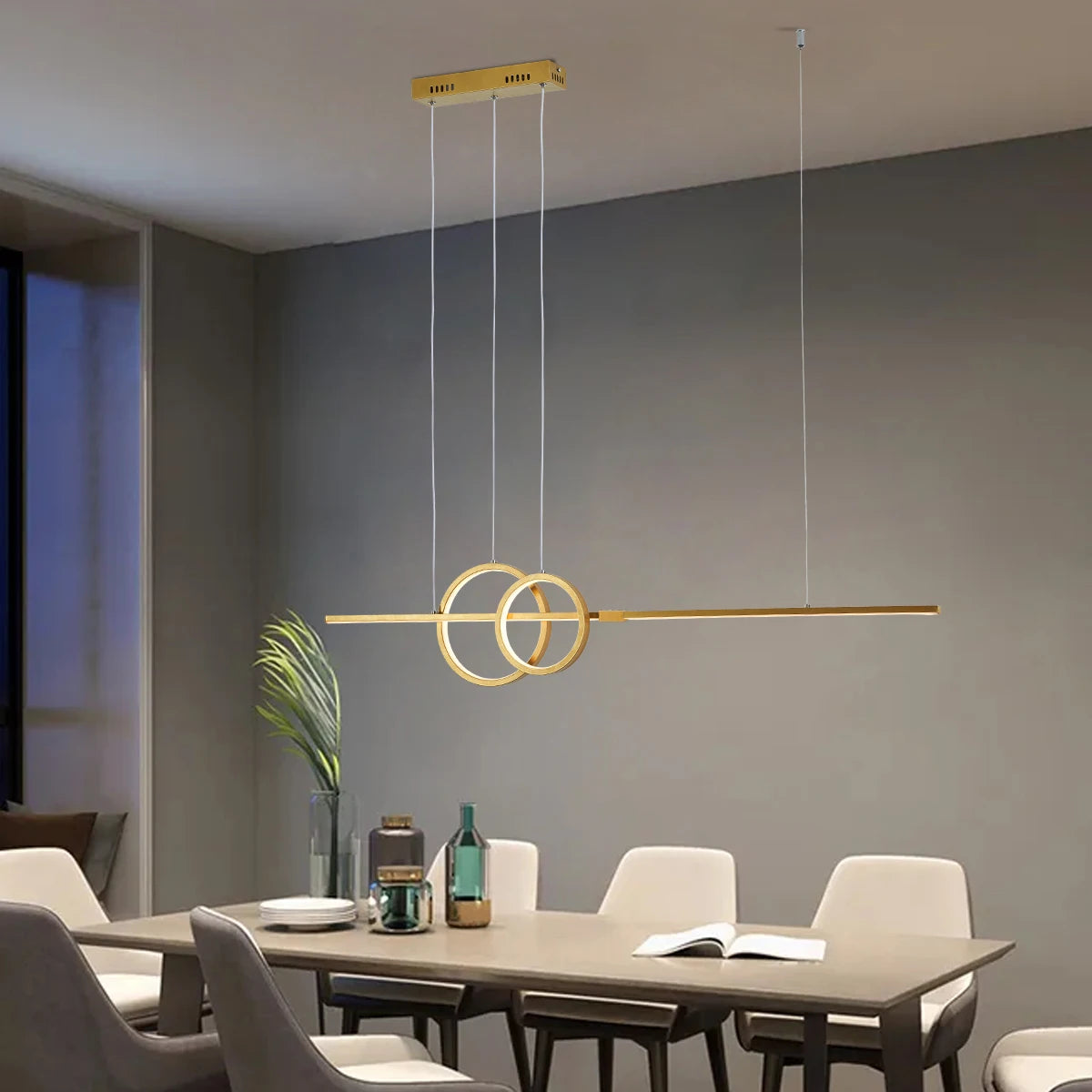 Lámpara de araña LED minimalista nórdica
