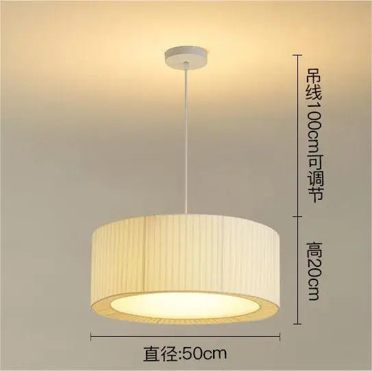 Modern Fabric Pendant Light