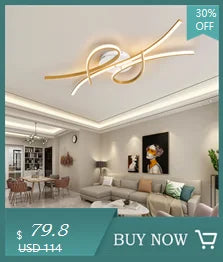 Lámpara de araña LED minimalista nórdica
