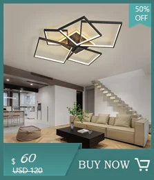 Lámpara de araña LED minimalista nórdica