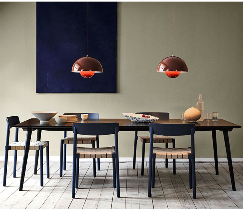 Denmark Designer Semicircular Flower Bud Pendant Lamp