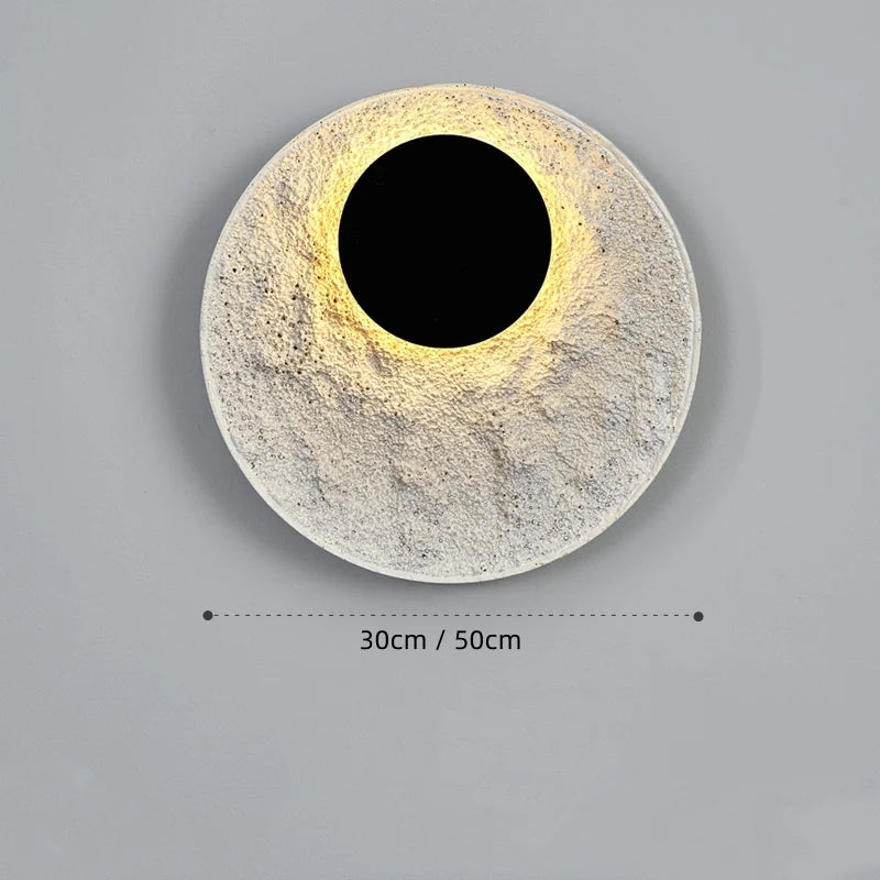 Nordic Designer Resin Disc Wall Lamp